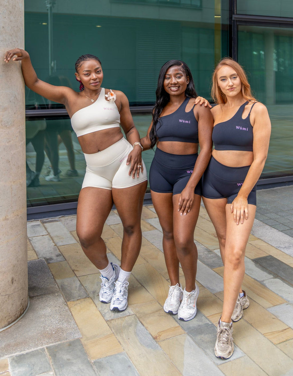 Wúmí Black Athleisure Shorts